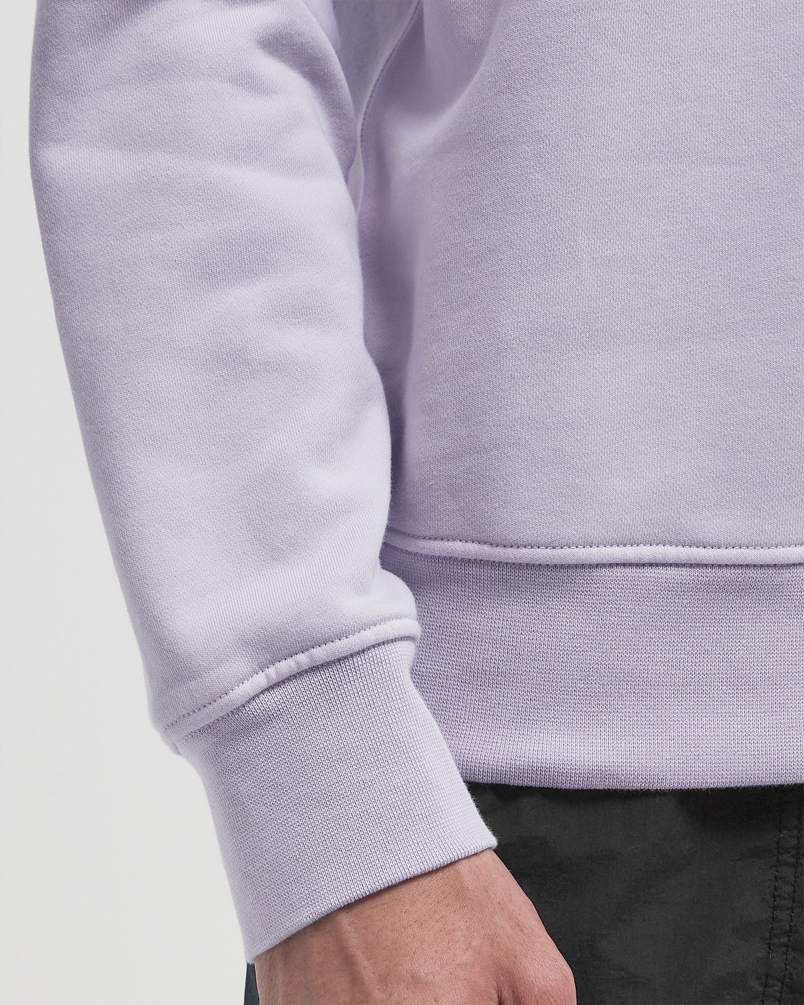 ORGANIC COTTON FLEECE CREWNECK SWEATSHIRT