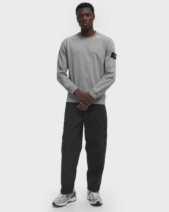 STONE  スウェットシャツK1S156100044S0051 V0041 Stone Island ORGANIC COTTON FLEECE CREWNECK SWEATSHIRT Grey