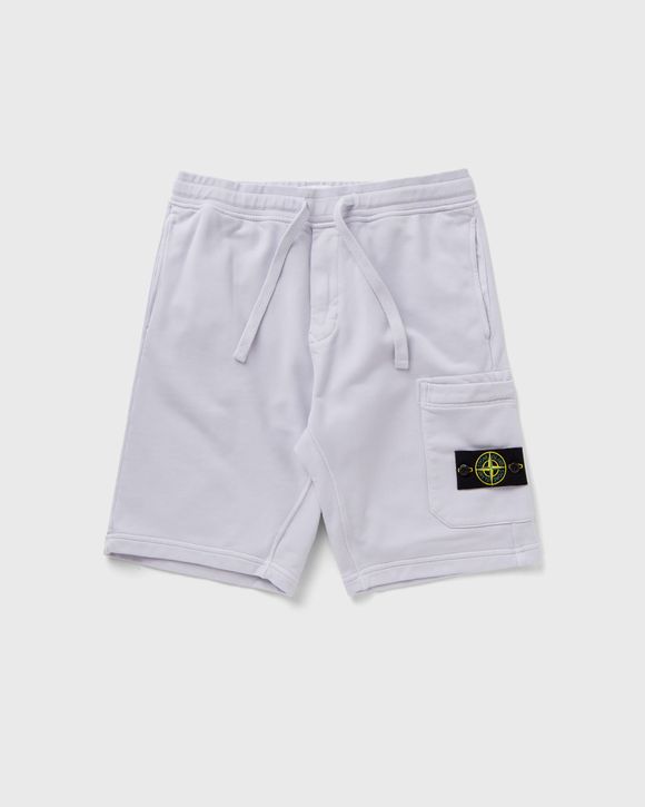 ORGANIC COTTON FLEECE CARGO BERMUDA SHORTS