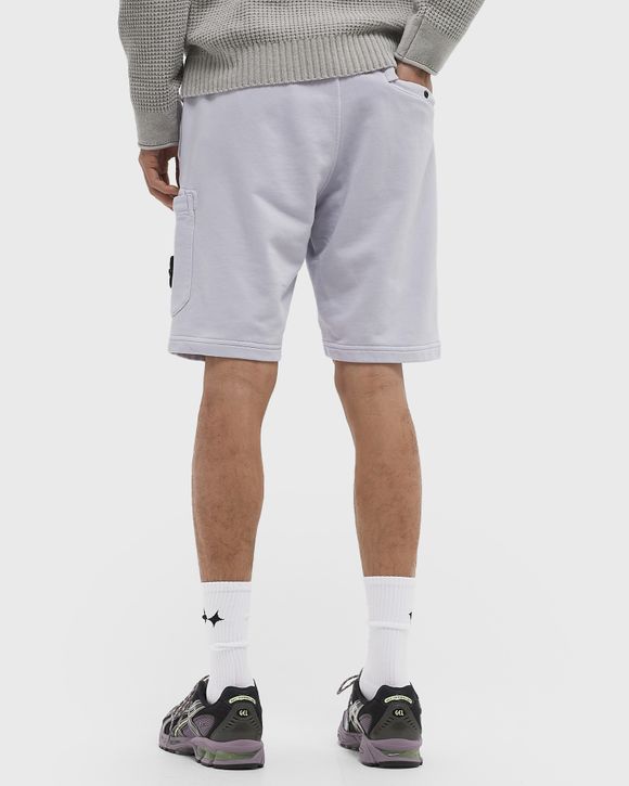 ORGANIC COTTON FLEECE CARGO BERMUDA SHORTS