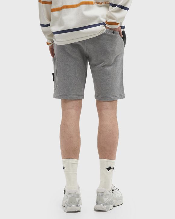 ORGANIC COTTON FLEECE CARGO BERMUDA SHORTS