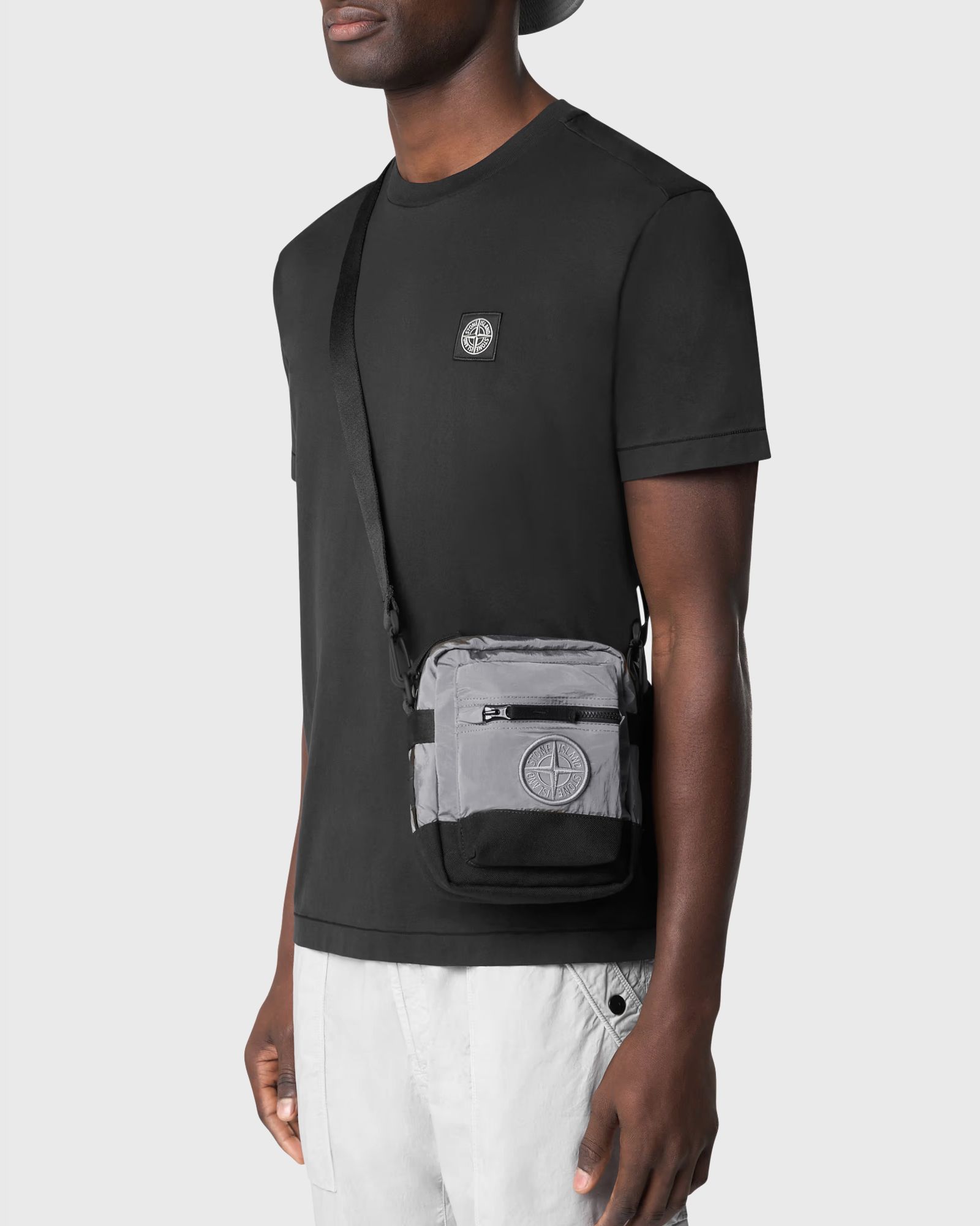 NYLON METAL IN ECONYL POUCH BAG