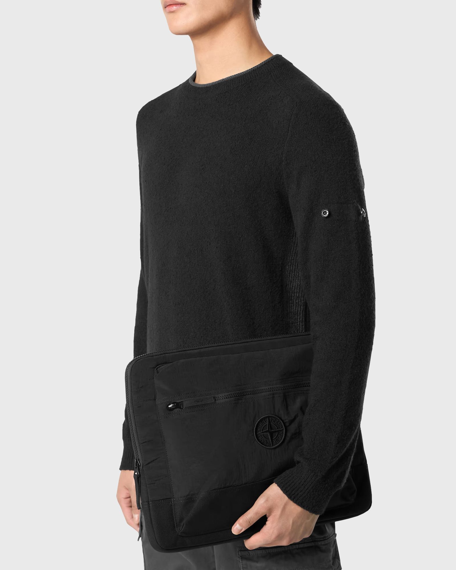 NYLON METAL IN ECONYL PADDED LAPTOP CASE