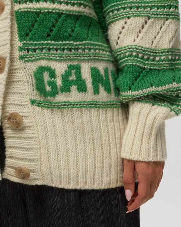 Ganni hand knit hot sale wool pullover