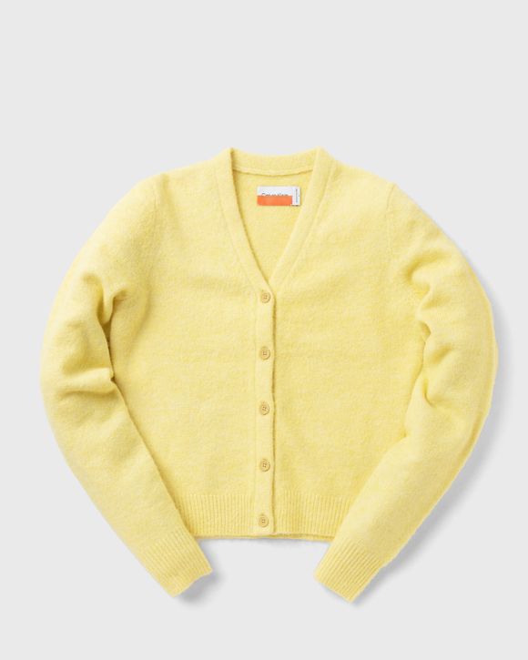 Heron Preston for Calvin Klein WMNS CARDIGAN Yellow - CUSTARD