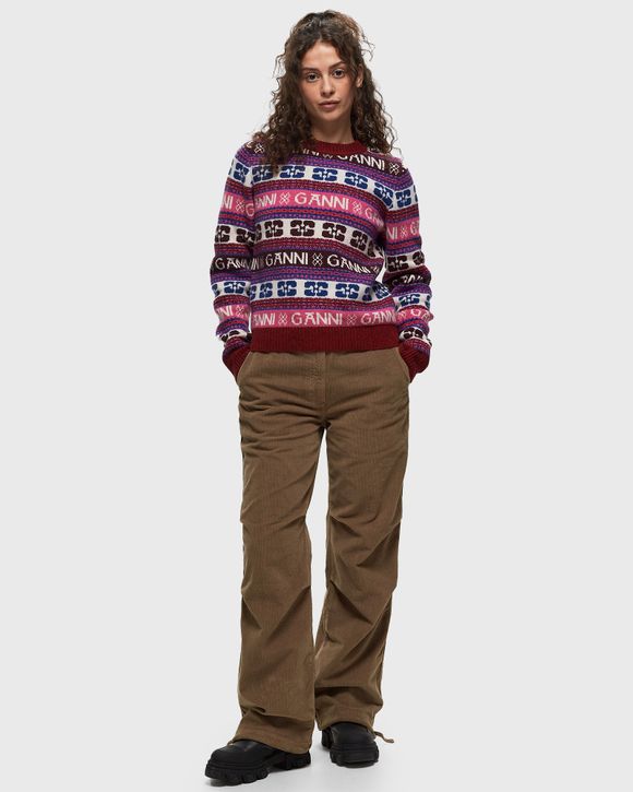 Logo Wool Mix O-neck Pullover