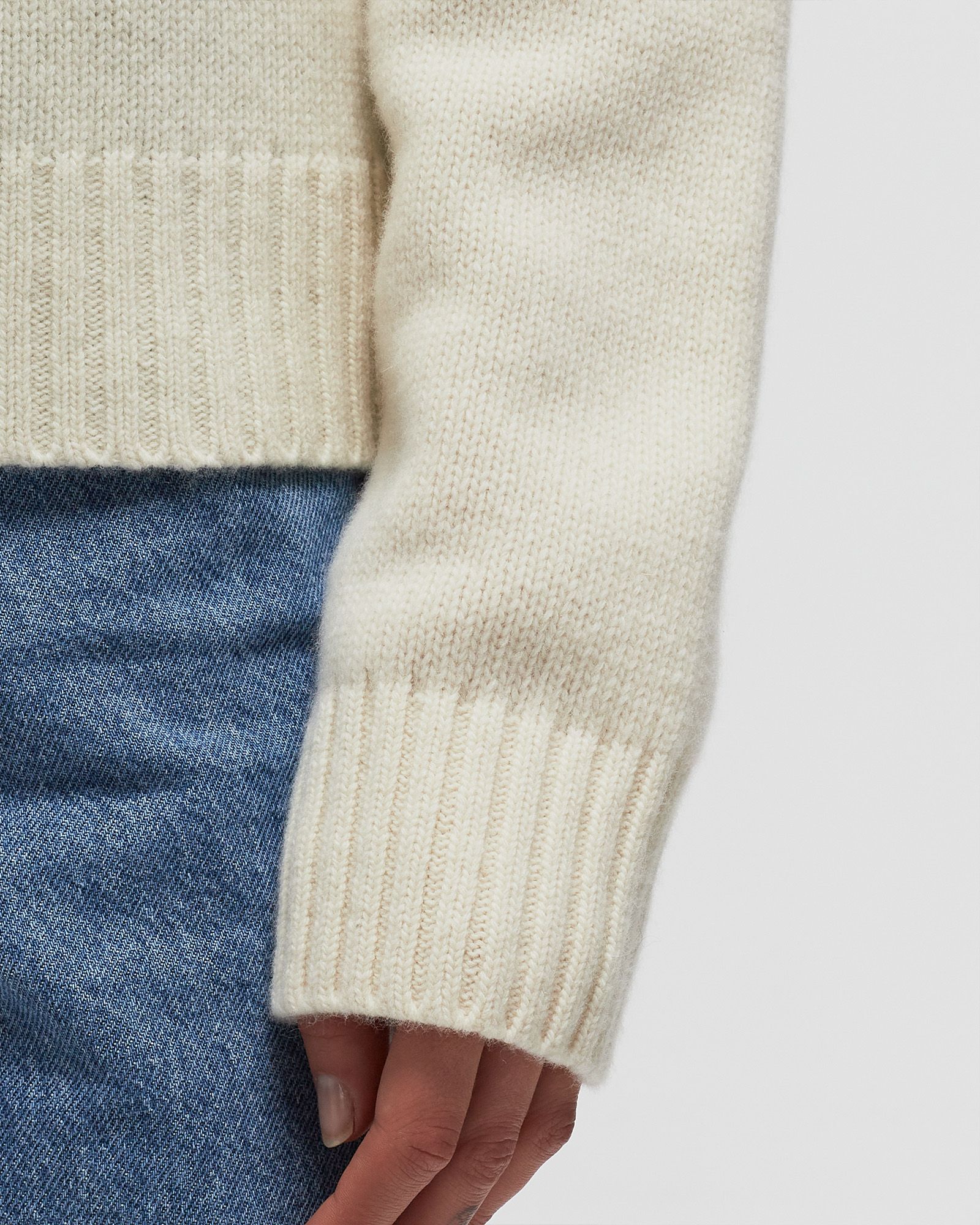 Graphic Soft Wool Mix O-Neck