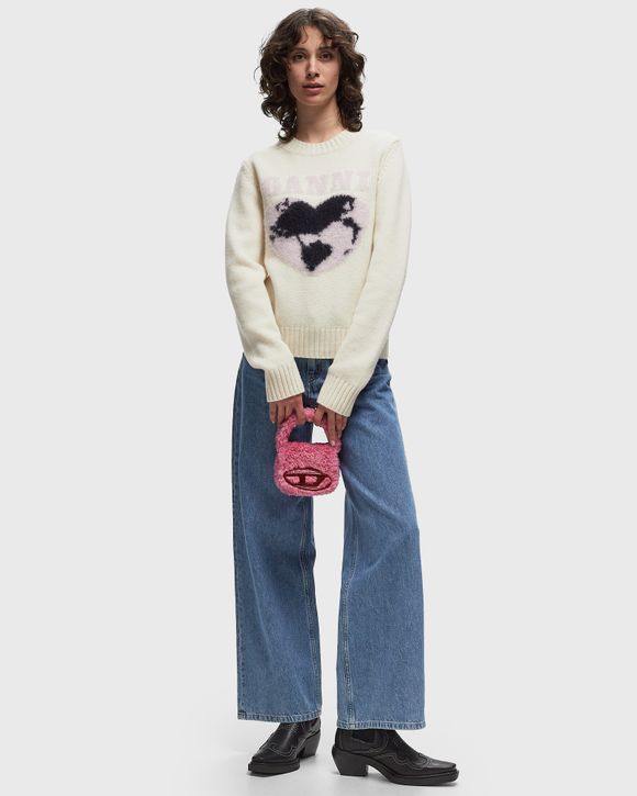 Graphic Soft Wool Mix O-Neck