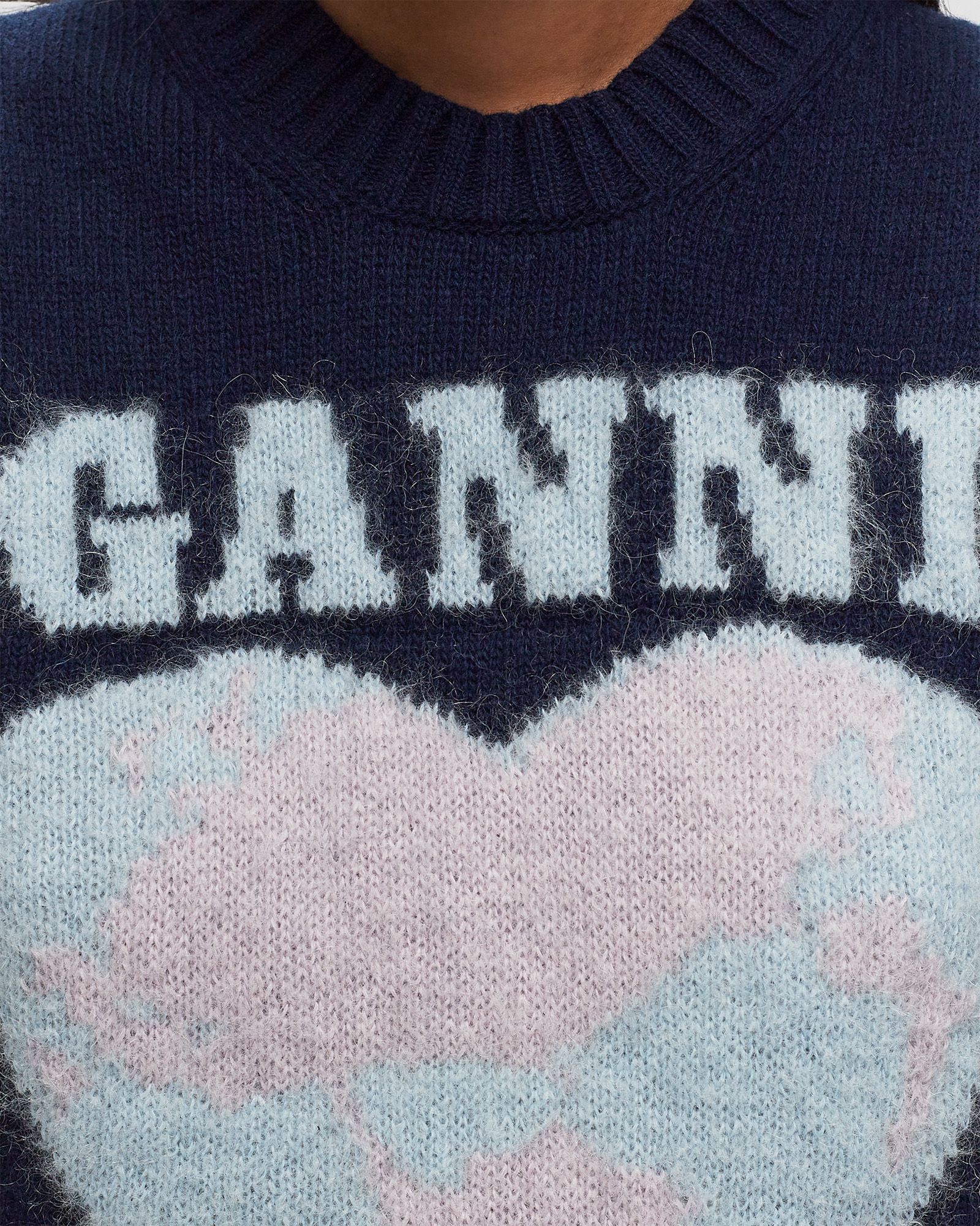 Graphic Soft Wool Mix Vest