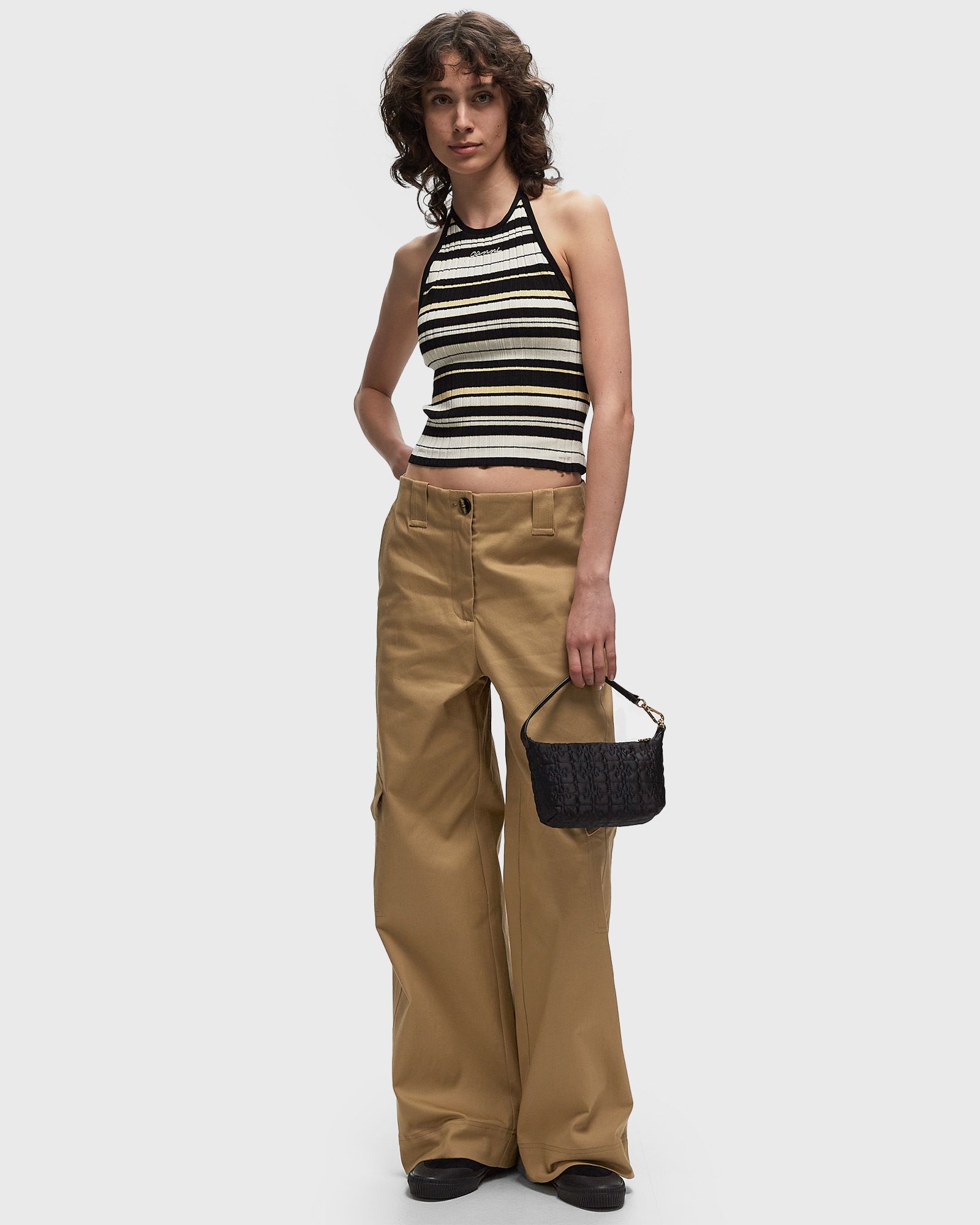 Future Viscose Rib Halterneck Top