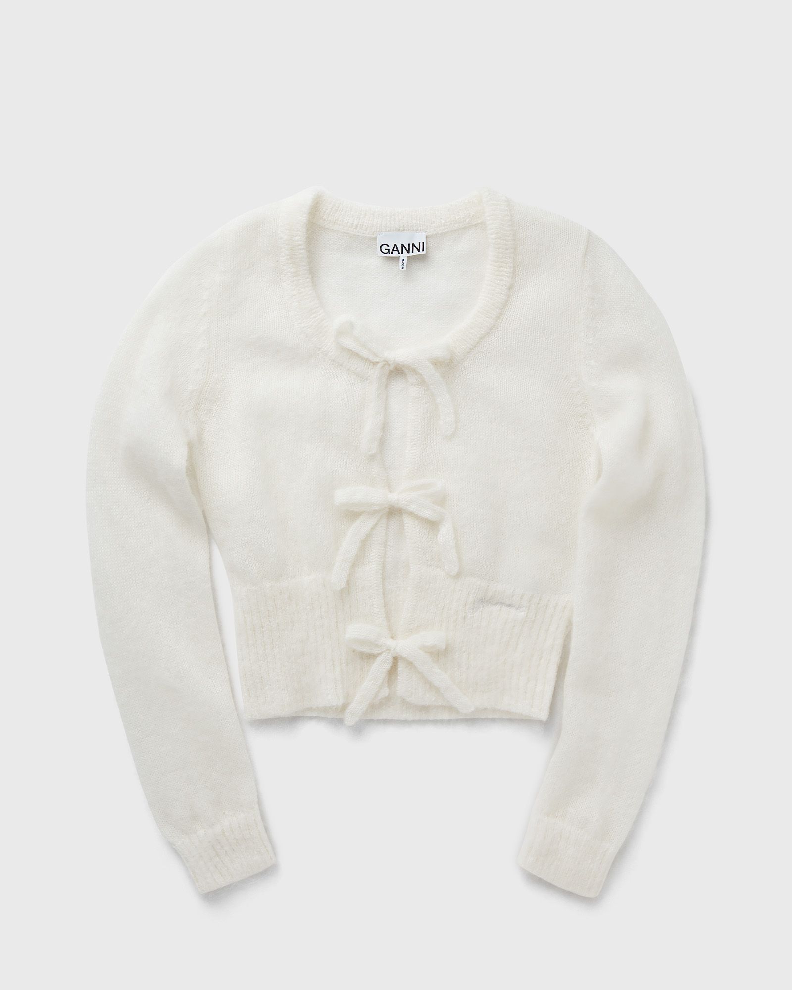 Light Mohair Tie String Cardigan