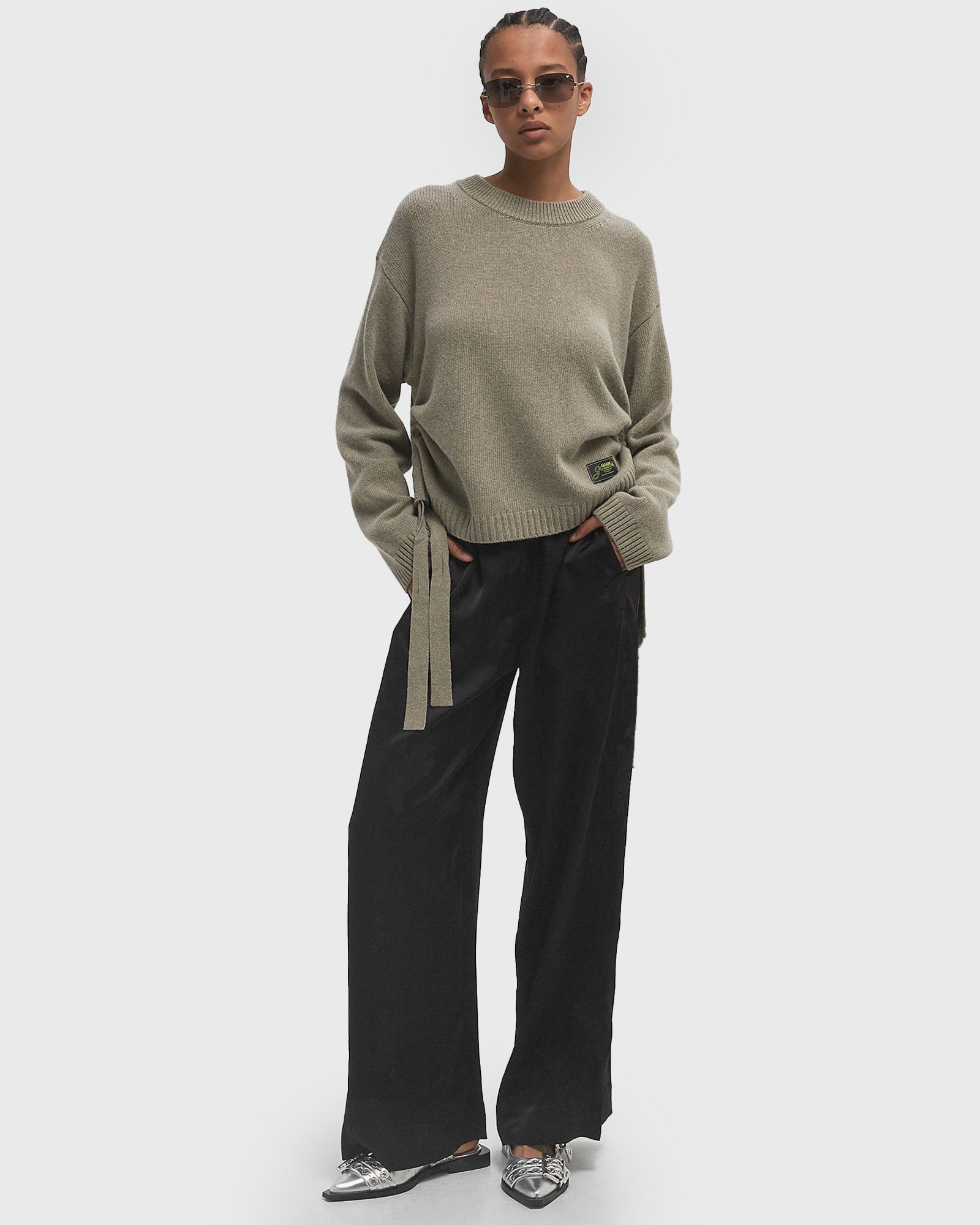 Future Wool Mix Oversized O-neck