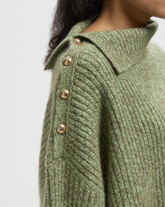 Melange Brushed Mohair Oversized Sweater