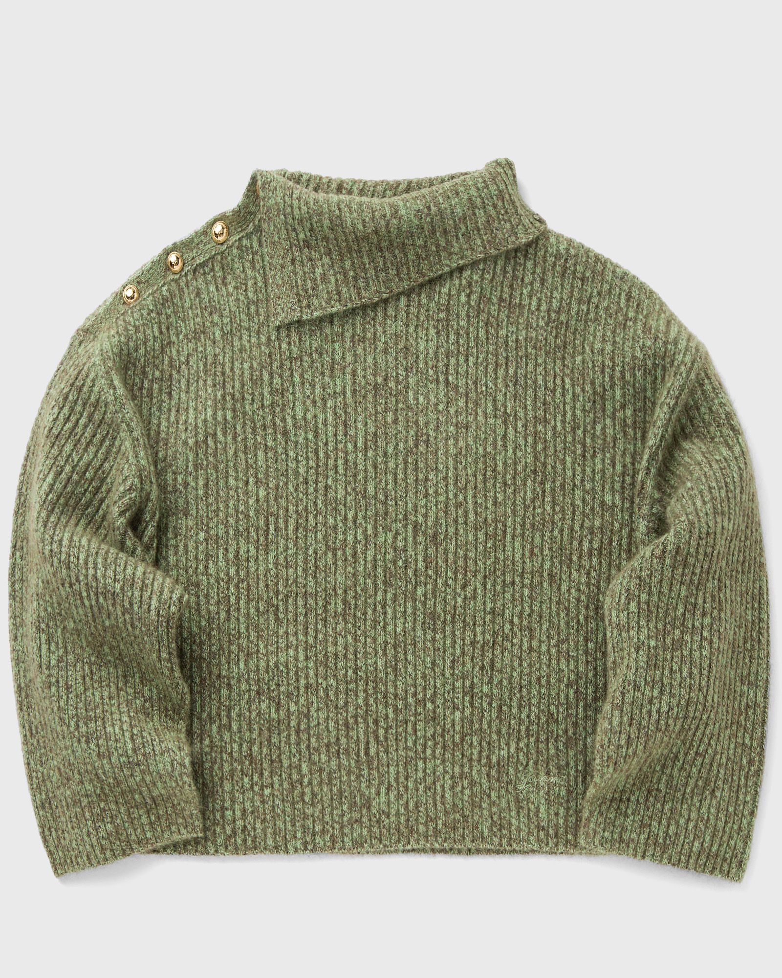 Melange Brushed Mohair Oversized Sweater