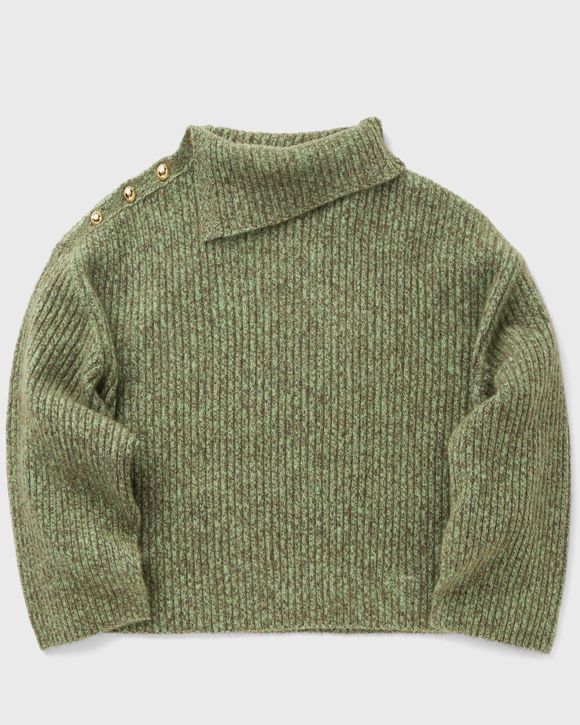 Melange Brushed Mohair Oversized Sweater