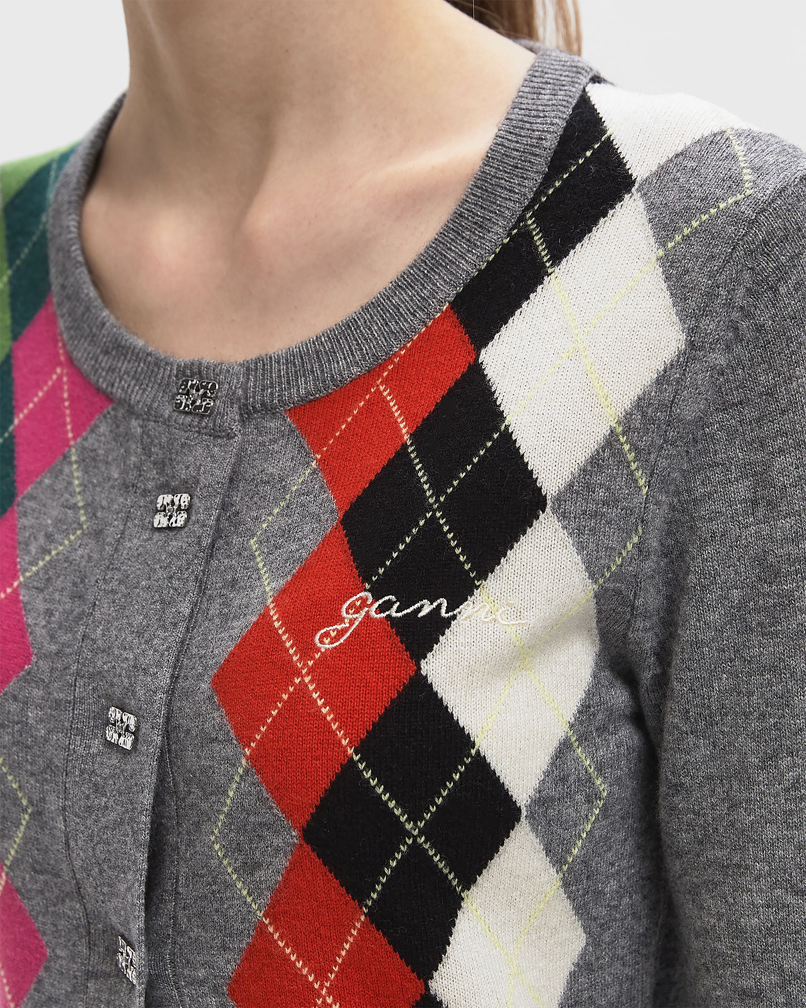 Cashmere Wool Mix Cardigan