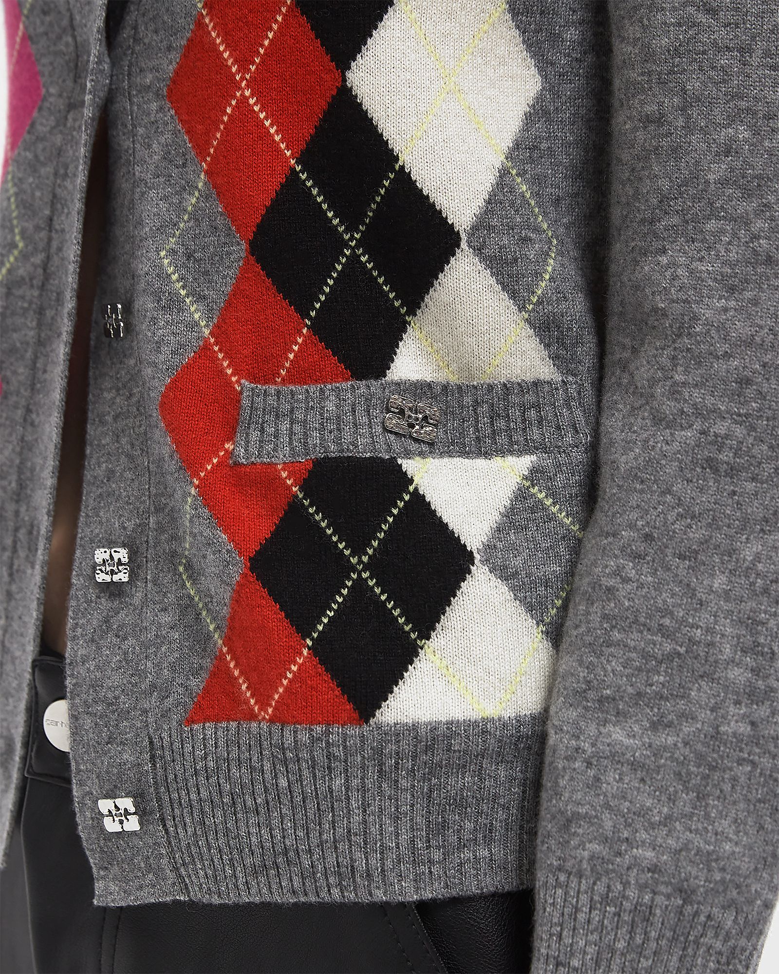 Cashmere Wool Mix Cardigan