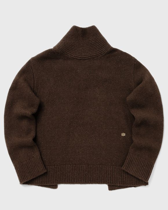 Chunky Yak Mix Open Back Pullover