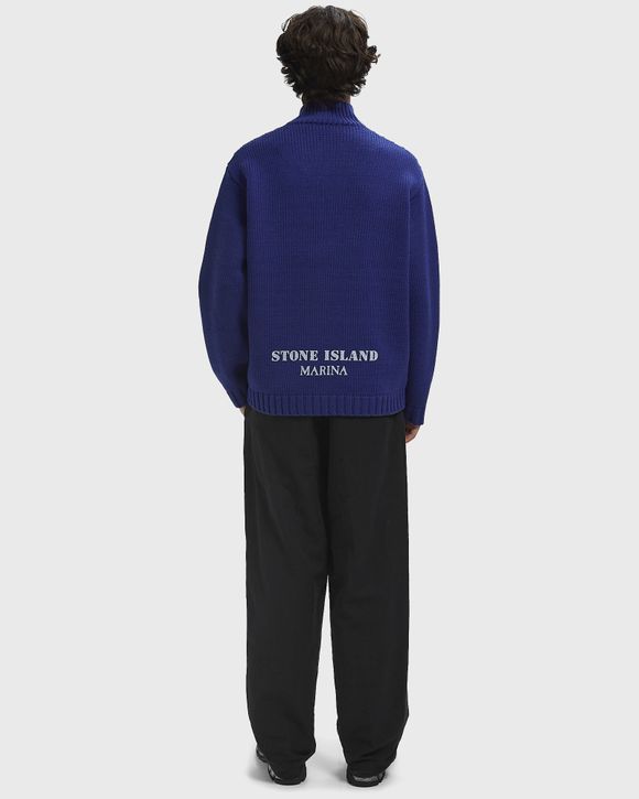 【Stone 】LS POLO◆K1S156100619S0051 Polo Stone Island Men's Polo pour homme Bleu