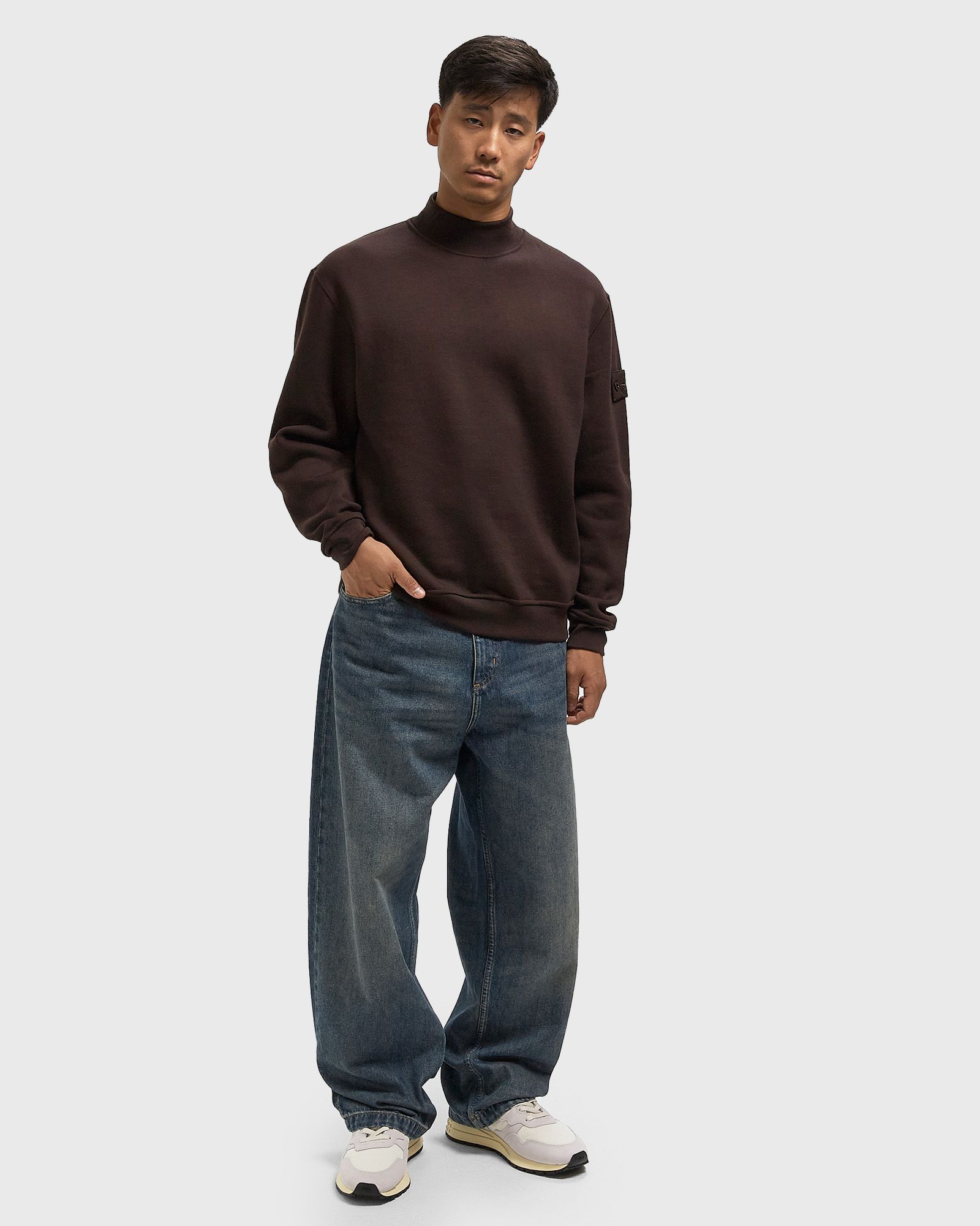 STONE  GHOST スエット STONE ISLAND Ghost Cotton-Blend Jersey Zip-Up Sweatshirt for