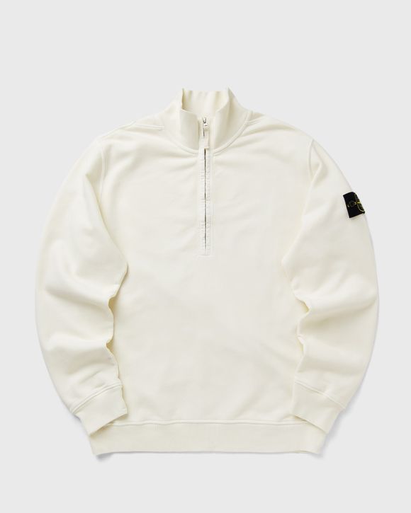 【ストリート好き必見】STONE  Half Zip Sweat Shirt Stone Island Half Zip Sweatshirt with Standing Collar - LABELS