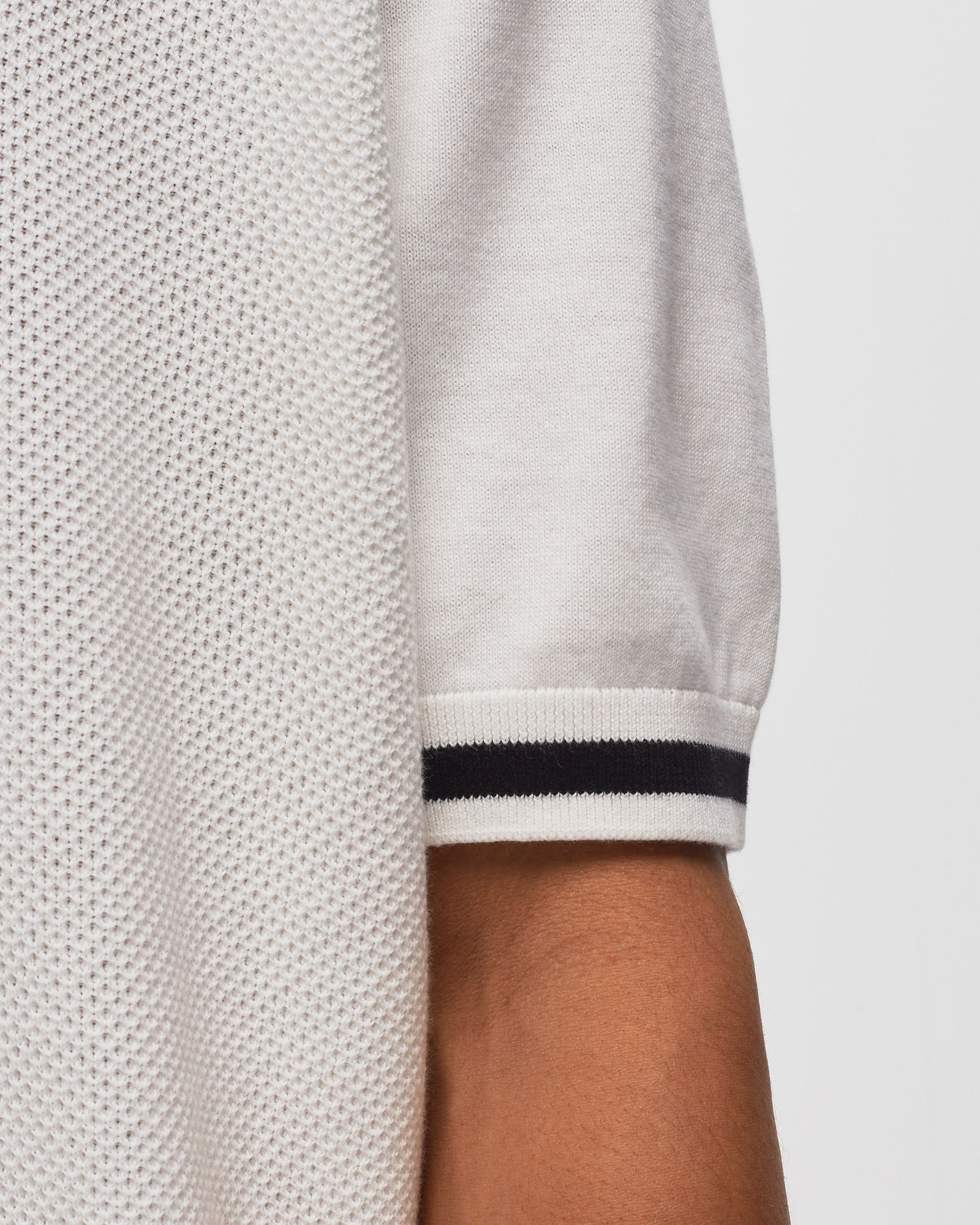 Textured Front Knitted T-Shirt