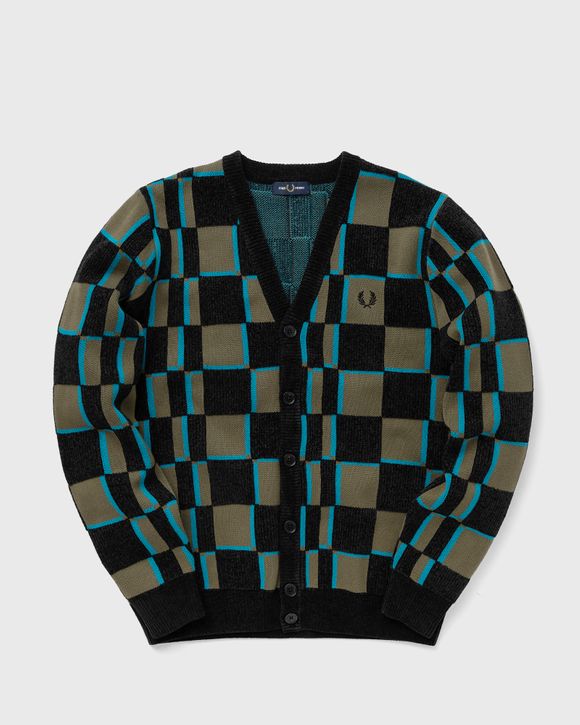 Glitch Chequerboard Cardigan