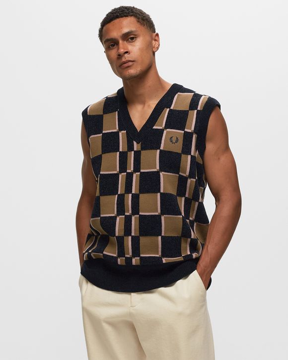 Fred perry hotsell sweater vest