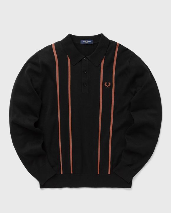 FRED PERRY Flat Knit Insert Track Jacket