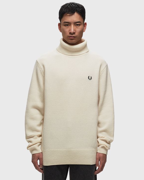 Fred Perry KNITTED ROLLNECK Beige BSTN Store