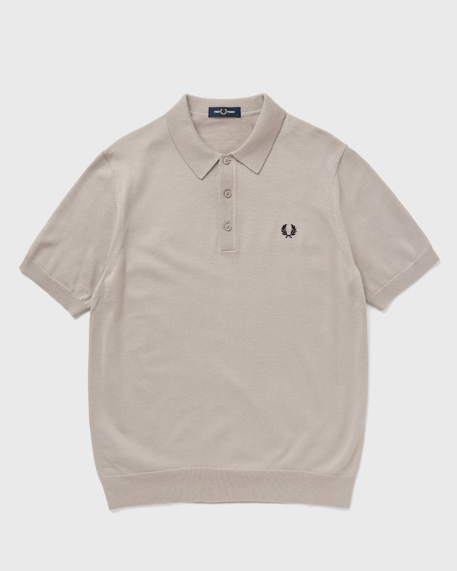 Fred Perry - classic knitted shirt men polos white in größe:xl