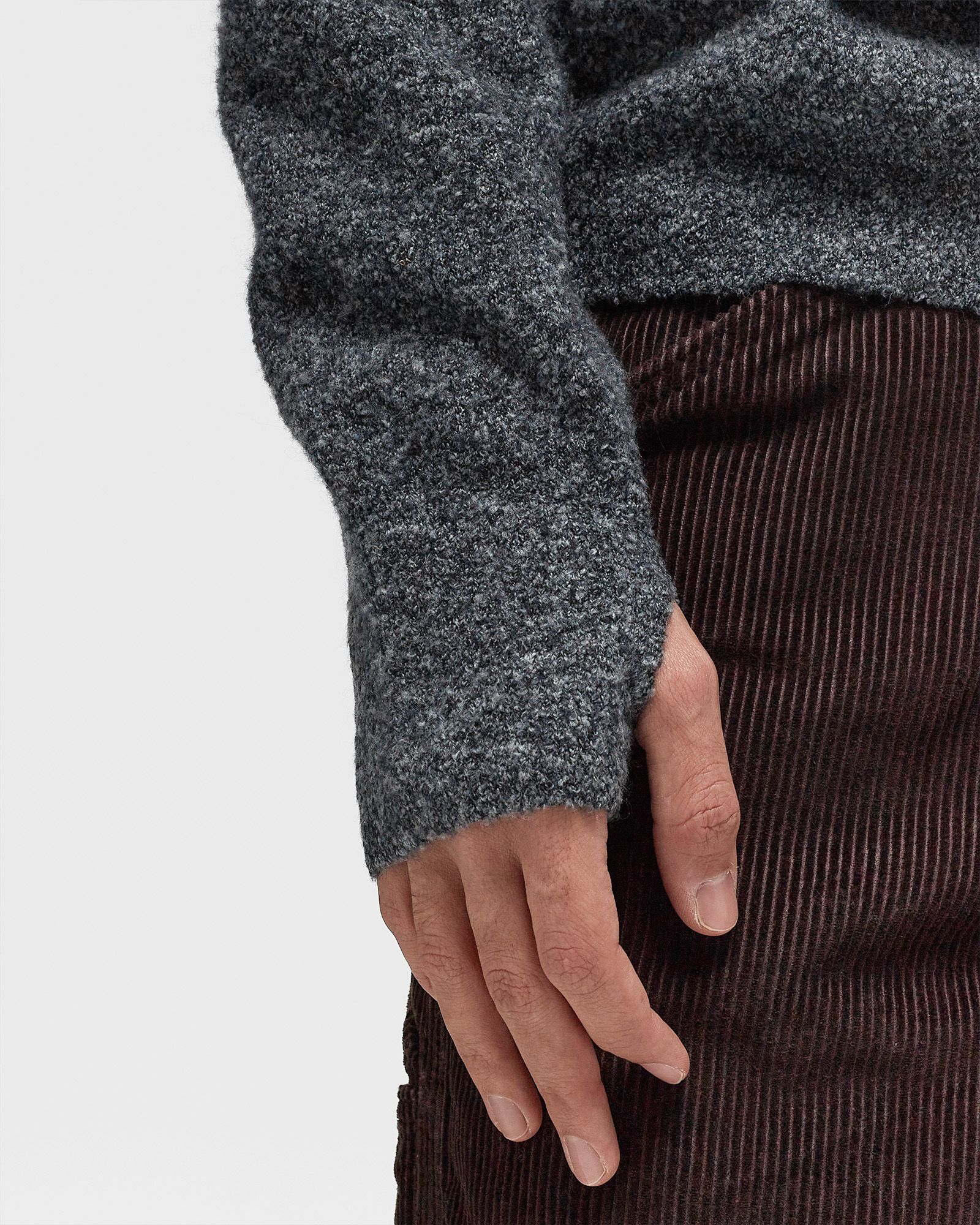 BOUCLE CREW NECK JUMPER