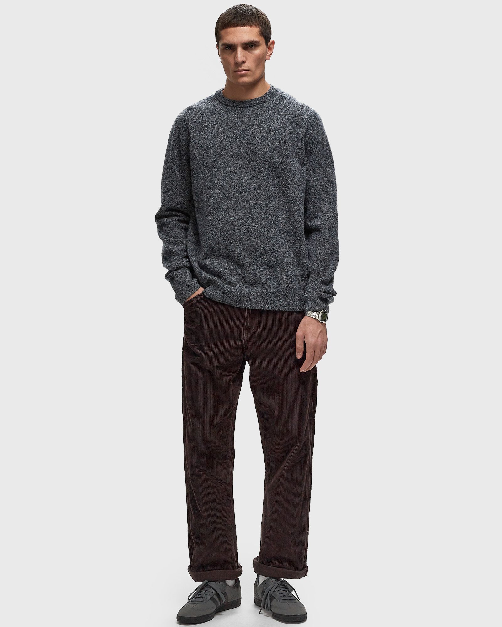 BOUCLE CREW NECK JUMPER