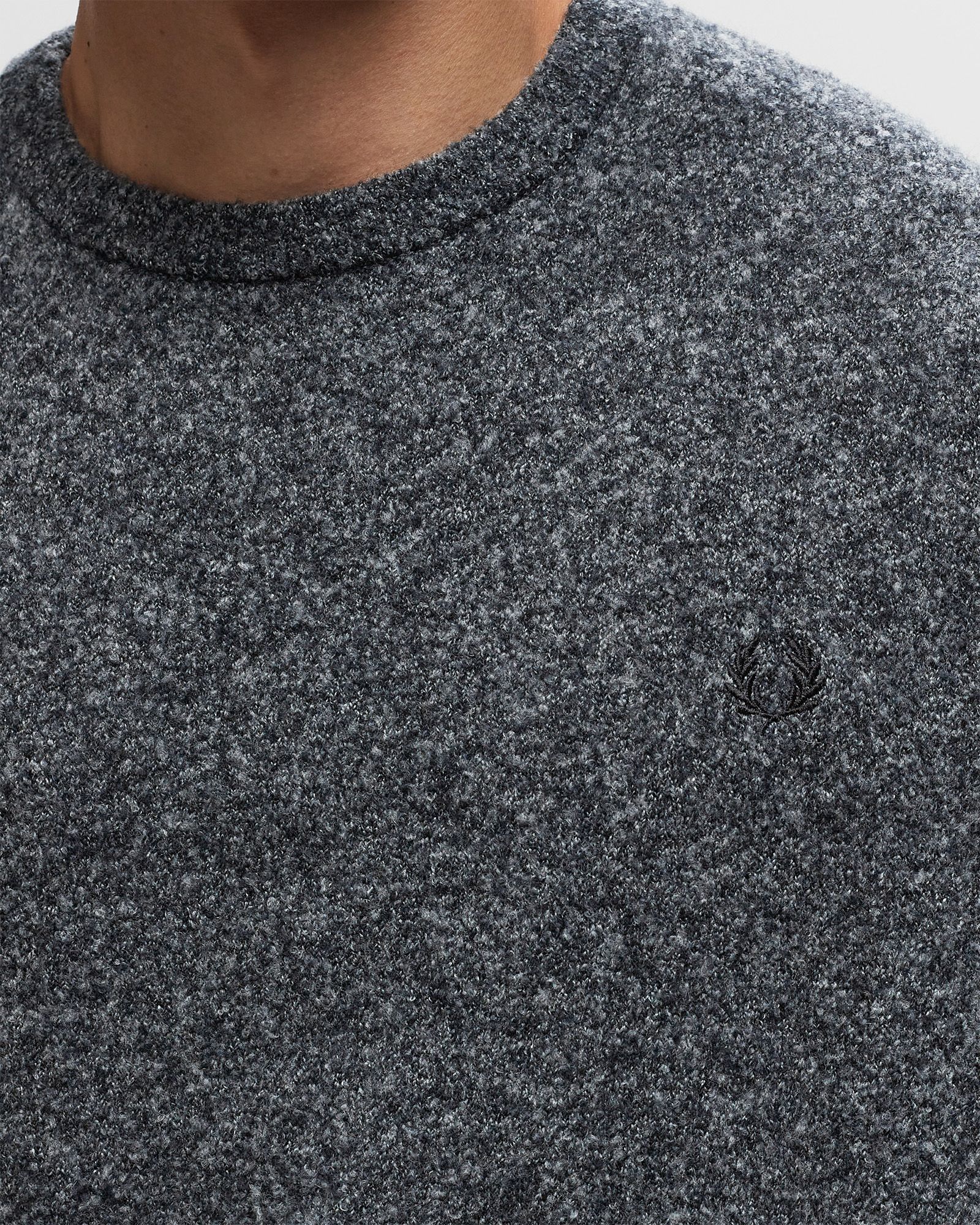 BOUCLE CREW NECK JUMPER