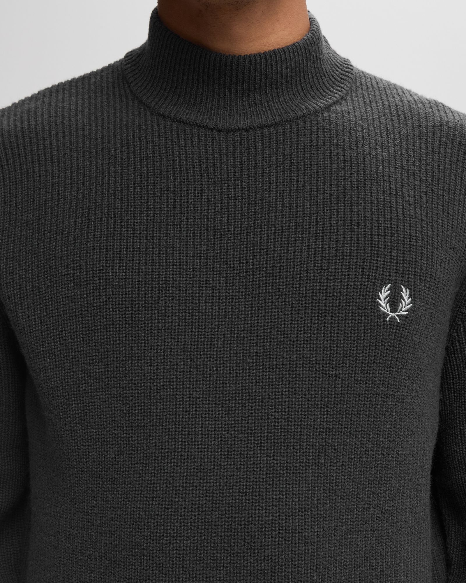 LAMBSWOOL MOCK NECK JUMPER