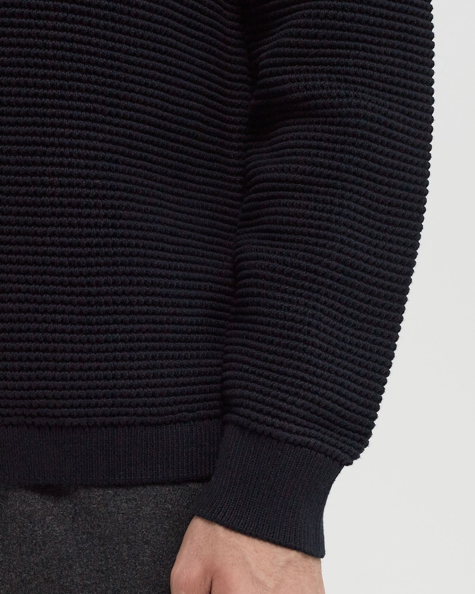 POINTELLE BUTTON THROUGH CRDGN