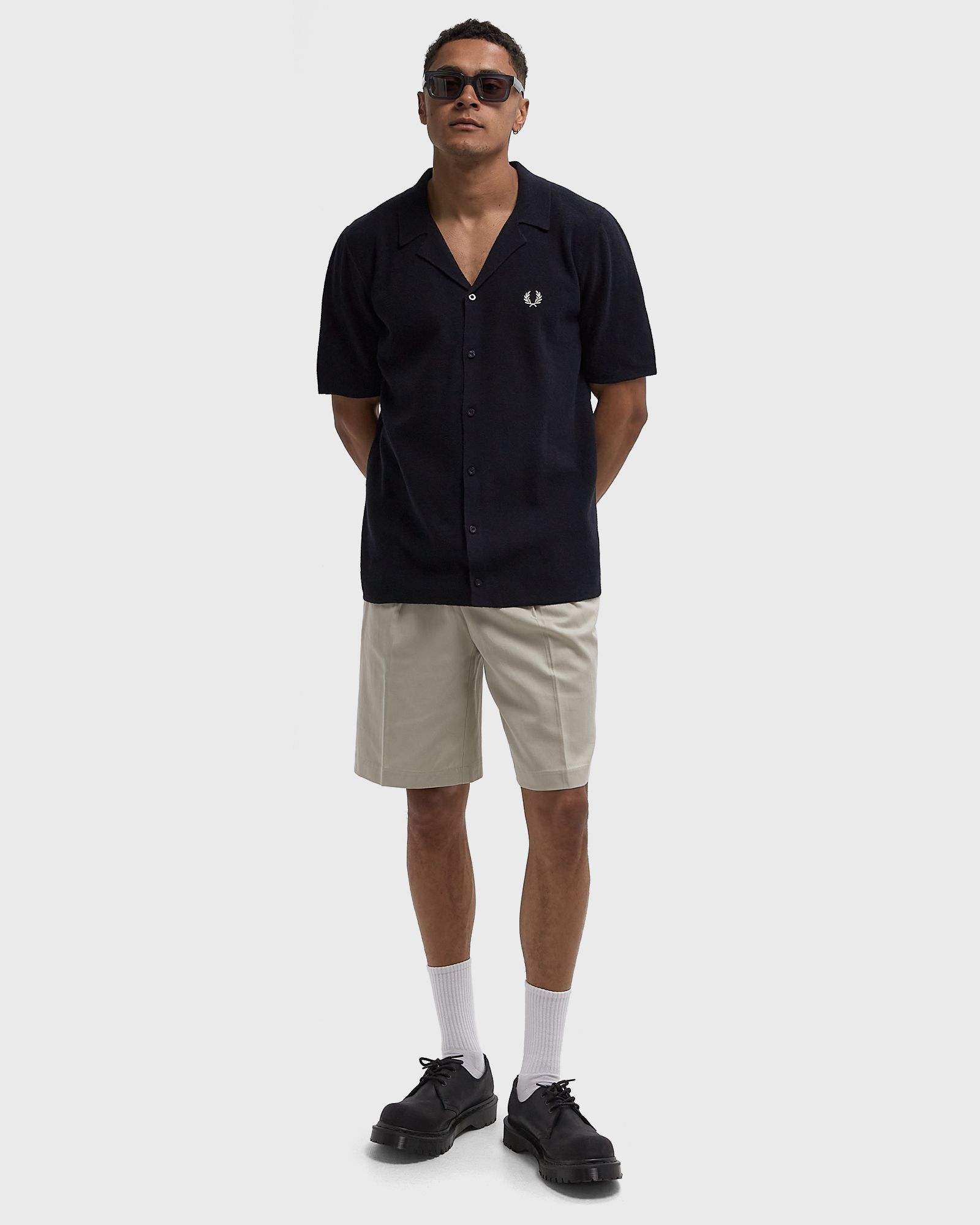 REVERE COLLAR KNITTED SHIRT