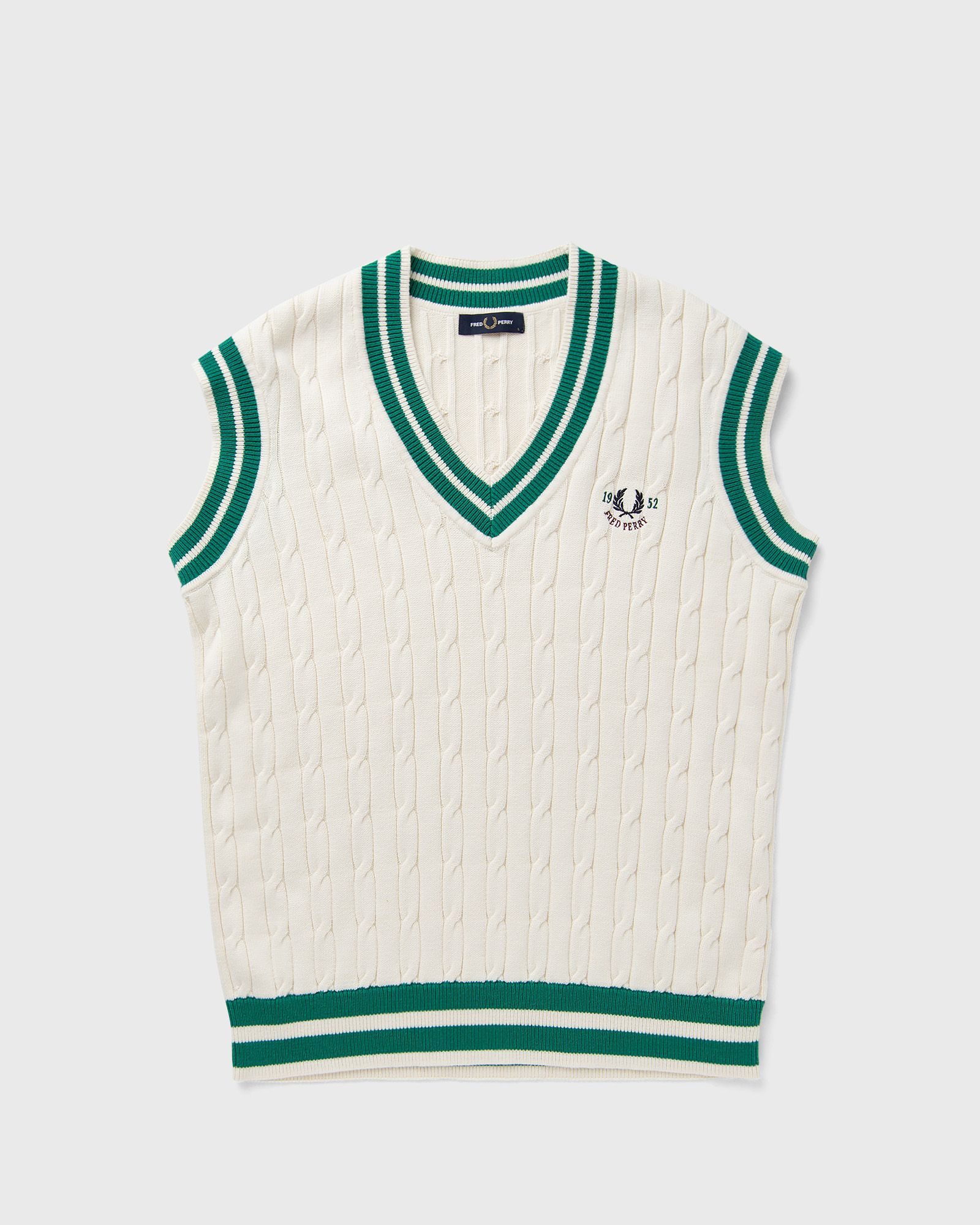 CABLE KNIT TENNNIS TANK