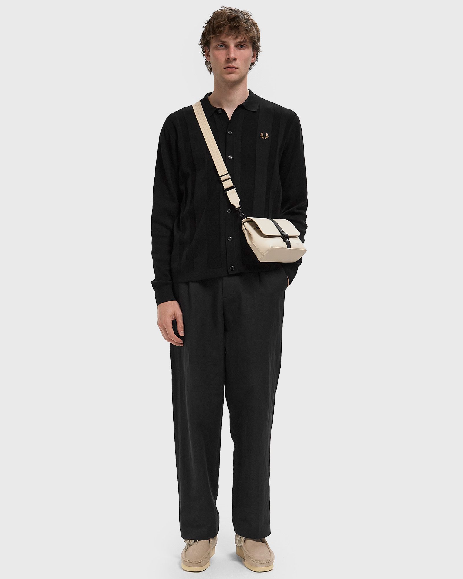 BUTTON THROUGH KNITTED SHIRT