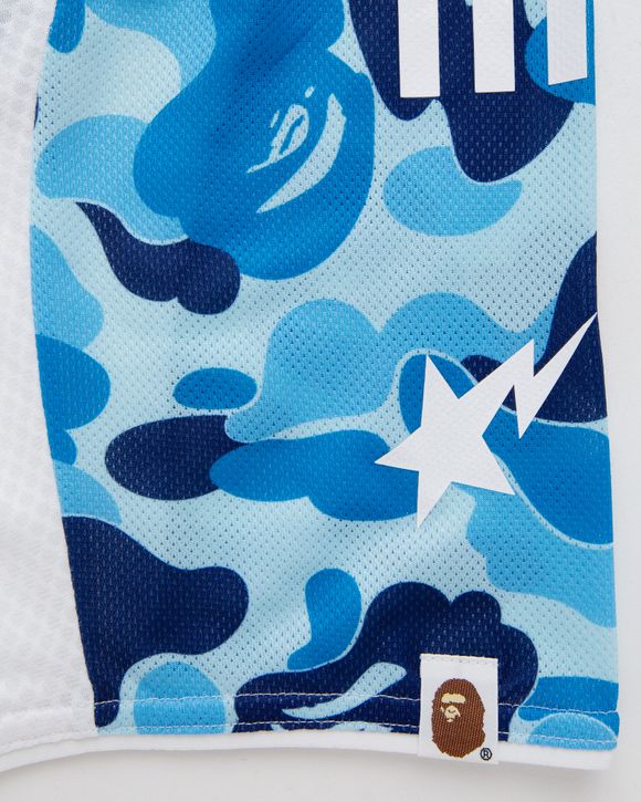 トップス adidas A BATHING BAPE Jersey Shock Blue T-shirts adidas x BAPE FB JERSEY Shock Blue | Footshop