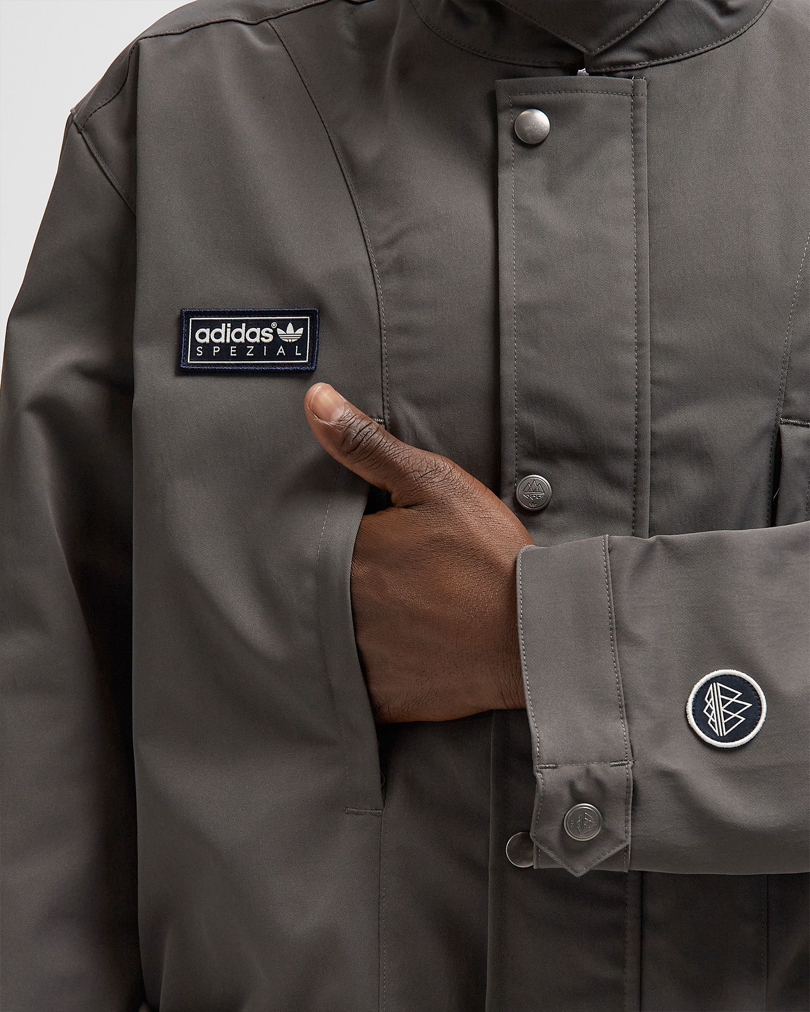 Adidas MERKLAND SPZL JACKET Grey | BSTN Store