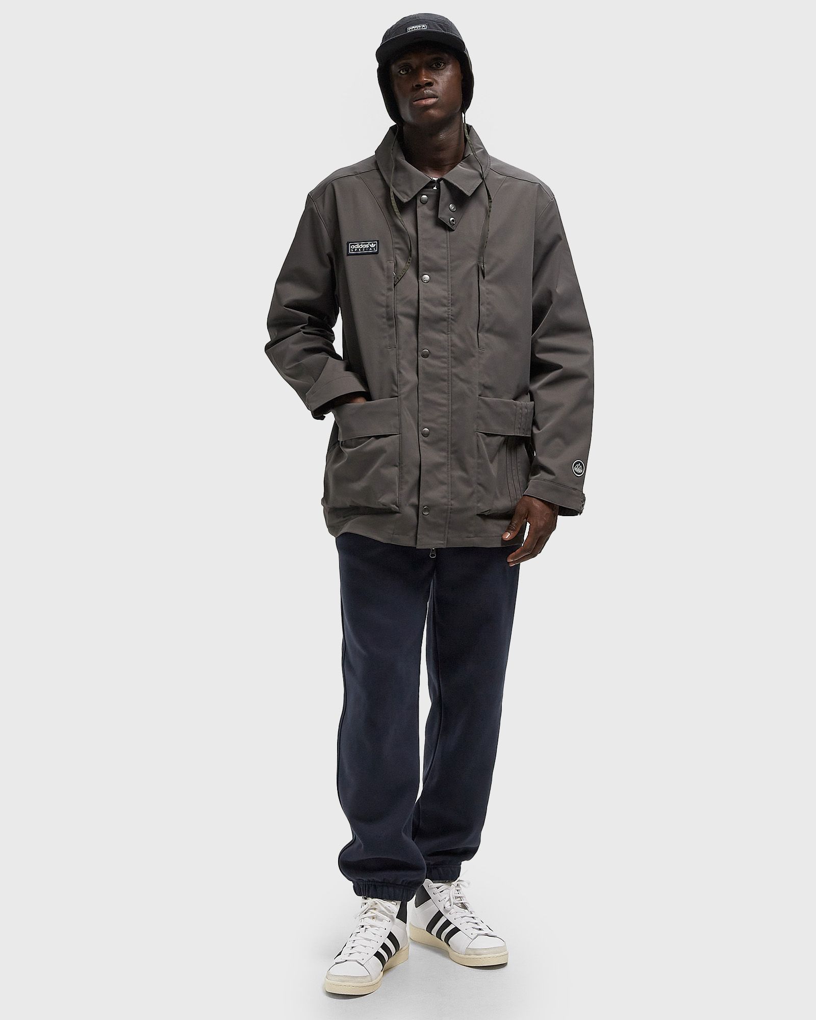 Adidas MERKLAND SPZL JACKET Grey | BSTN Store