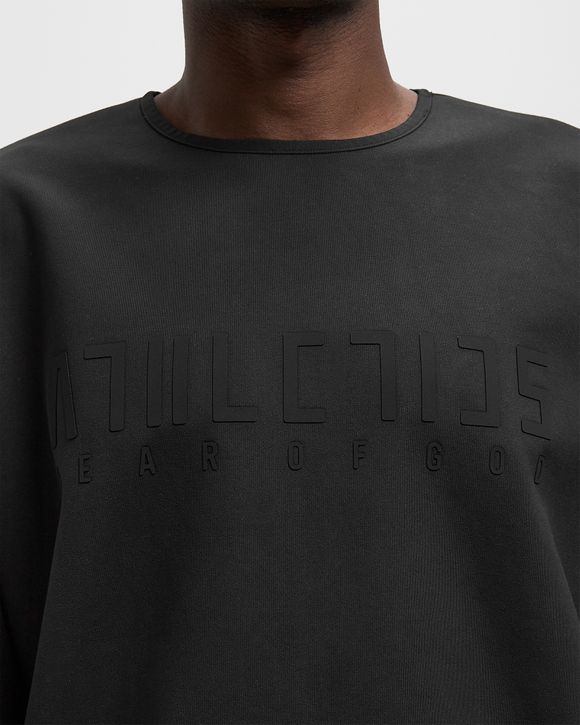 X FEAR OF GOD ATHLETICS SUEDE FLEECE CREWNECK