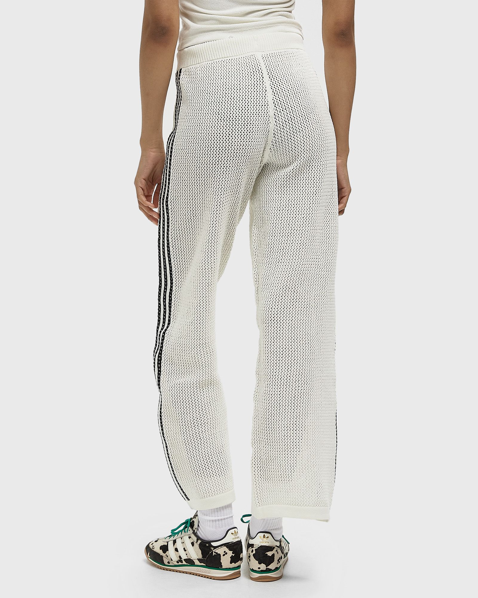 CROCHET TRACK PANTS