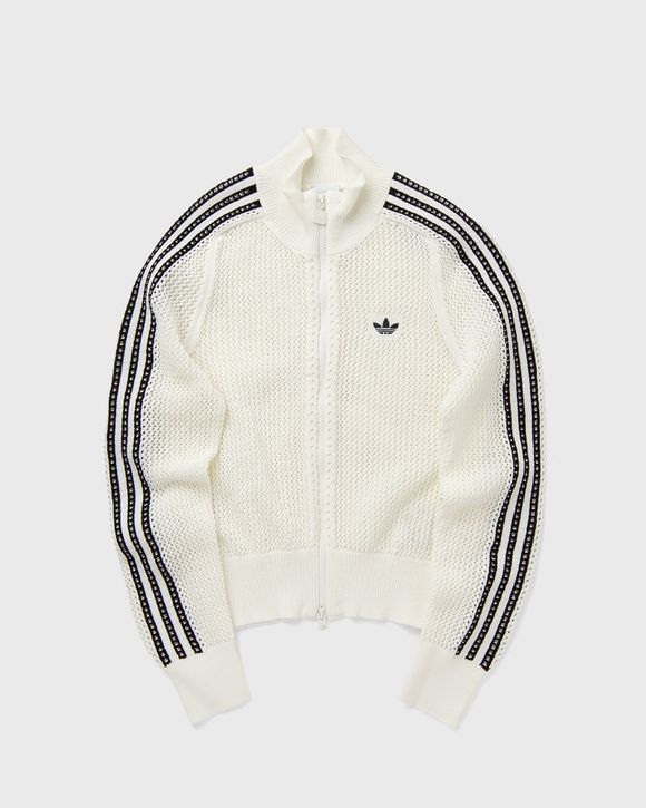 WMNS KNITTED CROCHET FIREBIRD TRACK TOP