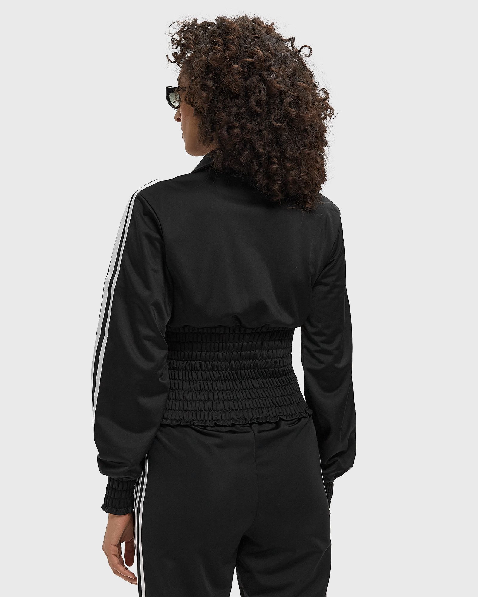 SMOCKED FB TRACK TOP