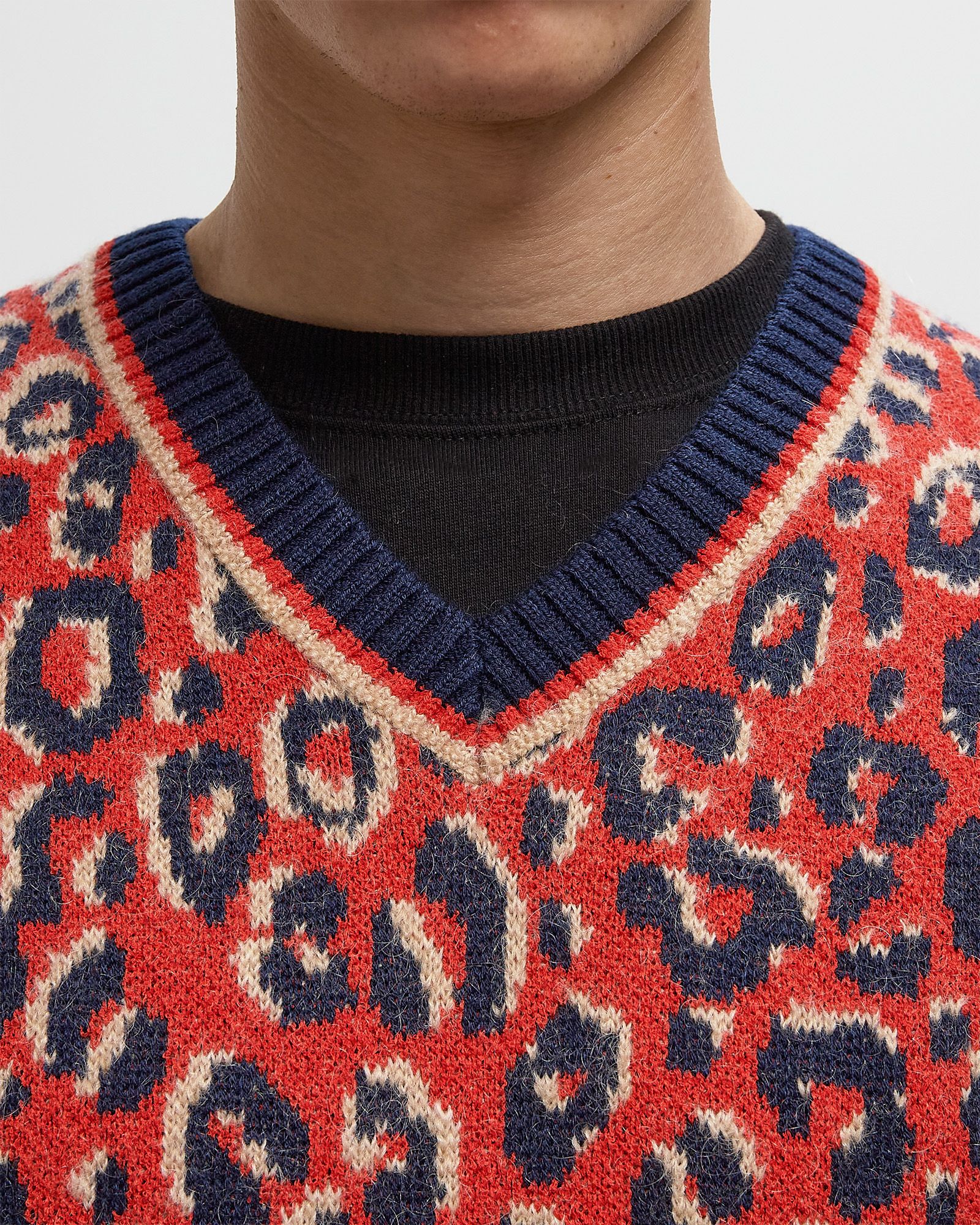 X WALES BONNER KNIT VEST