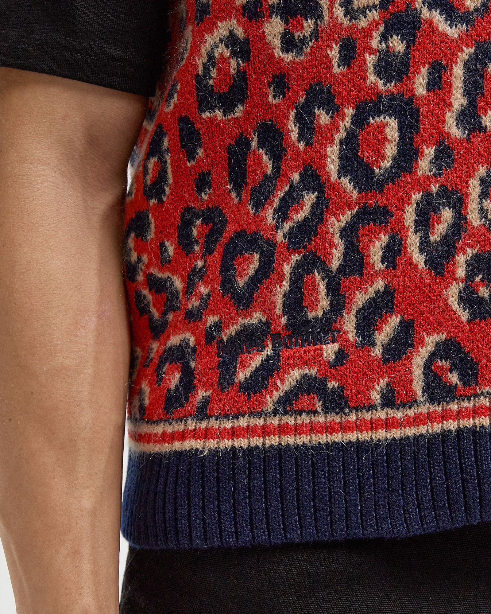 X WALES BONNER KNIT VEST