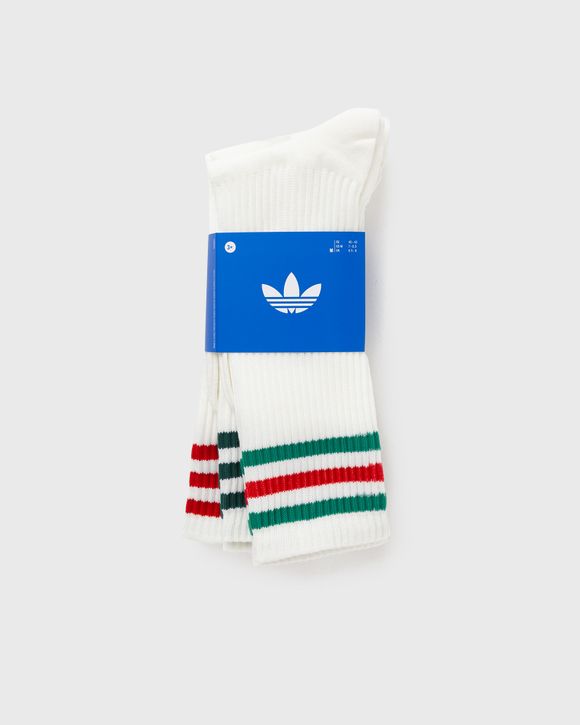 3 STRIPES HIGH CREW SOCKS 3 PAIRS