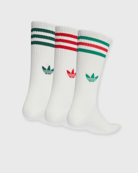 3 STRIPES HIGH CREW SOCKS 3 PAIRS
